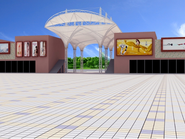 出入口膜結(jié)構(gòu)